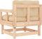 vidaXL - Tuinstoelen - 2 - st - met - kussens - massief - grenenhout