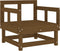 vidaXL - Tuinstoelen - 2 - st - met - kussens - massief - grenenhout - honingbruin