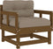 vidaXL - Tuinstoelen - 2 - st - met - kussens - massief - grenenhout - honingbruin