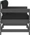 vidaXL - Tuinstoelen - 2 - st - met - kussens - massief - grenenhout - grijs