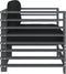 vidaXL - Tuinstoelen - 2 - st - met - kussens - massief - grenenhout - grijs