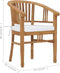 vidaXL - Tuinstoelen - 2 - st - met - kussens - massief - teakhout