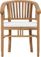 vidaXL - Tuinstoelen - 2 - st - met - kussens - massief - teakhout