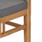 vidaXL - Tuinstoelen - 2 - st - met - kussens - massief - teakhout