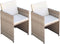 vidaXL - Tuinstoelen - 2 - st - met - kussens - poly - rattan - beige