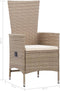 vidaXL - Tuinstoelen - 2 - st - met - kussens - poly - rattan - beige