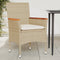 vidaXL - Tuinstoelen - 2 - st - met - kussens - poly - rattan - beige