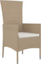 vidaXL - Tuinstoelen - 2 - st - met - kussens - poly - rattan - beige
