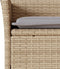 vidaXL - Tuinstoelen - 2 - st - met - kussens - poly - rattan - beige
