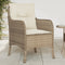 vidaXL - Tuinstoelen - 2 - st - met - kussens - poly - rattan - beige