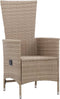 vidaXL - Tuinstoelen - 2 - st - met - kussens - poly - rattan - beige
