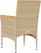 vidaXL - Tuinstoelen - 2 - st - met - kussens - poly - rattan - beige