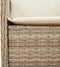 vidaXL - Tuinstoelen - 2 - st - met - kussens - poly - rattan - beige