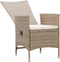 vidaXL - Tuinstoelen - 2 - st - met - kussens - poly - rattan - beige