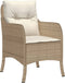 vidaXL - Tuinstoelen - 2 - st - met - kussens - poly - rattan - beige