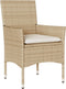 vidaXL - Tuinstoelen - 2 - st - met - kussens - poly - rattan - beige