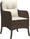 vidaXL - Tuinstoelen - 2 - st - met - kussens - poly - rattan - bruin