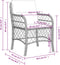 vidaXL - Tuinstoelen - 2 - st - met - kussens - poly - rattan - bruin
