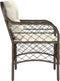 vidaXL - Tuinstoelen - 2 - st - met - kussens - poly - rattan - bruin