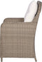 vidaXL - Tuinstoelen - 2 - st - met - kussens - poly - rattan - bruin