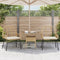 vidaXL - Tuinstoelen - 2 - st - met - kussens - poly - rattan - bruin