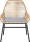 vidaXL - Tuinstoelen - 2 - st - met - kussens - poly - rattan - bruin