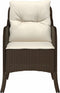 vidaXL - Tuinstoelen - 2 - st - met - kussens - poly - rattan - bruin