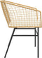 vidaXL - Tuinstoelen - 2 - st - met - kussens - poly - rattan - bruin