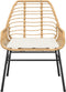 vidaXL - Tuinstoelen - 2 - st - met - kussens - poly - rattan - bruin