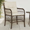 vidaXL - Tuinstoelen - 2 - st - met - kussens - poly - rattan - bruin