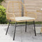 vidaXL - Tuinstoelen - 2 - st - met - kussens - poly - rattan - bruin