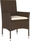 vidaXL - Tuinstoelen - 2 - st - met - kussens - poly - rattan - bruin