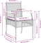 vidaXL - Tuinstoelen - 2 - st - met - kussens - poly - rattan - en - acaciahout - grijs