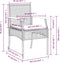 vidaXL - Tuinstoelen - 2 - st - met - kussens - poly - rattan - en - acaciahout - zwart