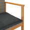 vidaXL - Tuinstoelen - 2 - st - met - kussens - poly - rattan - en - massief - hout - grijs