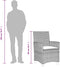 vidaXL - Tuinstoelen - 2 - st - met - kussens - poly - rattan - en - massief - hout - beige