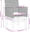 vidaXL - Tuinstoelen - 2 - st - met - kussens - poly - rattan - en - massief - hout - grijs