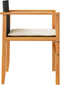 vidaXL - Tuinstoelen - 2 - st - met - kussens - poly - rattan - en - massief - hout - zwart