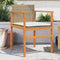 vidaXL - Tuinstoelen - 2 - st - met - kussens - poly - rattan - en - massief - hout - beige