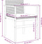vidaXL - Tuinstoelen - 2 - st - met - kussens - poly - rattan - en - massief - hout - grijs