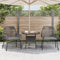 vidaXL - Tuinstoelen - 2 - st - met - kussens - poly - rattan - grijs