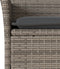 vidaXL - Tuinstoelen - 2 - st - met - kussens - poly - rattan - grijs