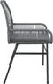 vidaXL - Tuinstoelen - 2 - st - met - kussens - poly - rattan - grijs
