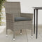 vidaXL - Tuinstoelen - 2 - st - met - kussens - poly - rattan - grijs