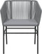 vidaXL - Tuinstoelen - 2 - st - met - kussens - poly - rattan - grijs
