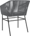 vidaXL - Tuinstoelen - 2 - st - met - kussens - poly - rattan - grijs