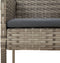 vidaXL - Tuinstoelen - 2 - st - met - kussens - poly - rattan - grijs