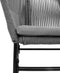 vidaXL - Tuinstoelen - 2 - st - met - kussens - poly - rattan - grijs
