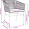 vidaXL - Tuinstoelen - 2 - st - met - kussens - poly - rattan - grijs