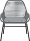 vidaXL - Tuinstoelen - 2 - st - met - kussens - poly - rattan - grijs